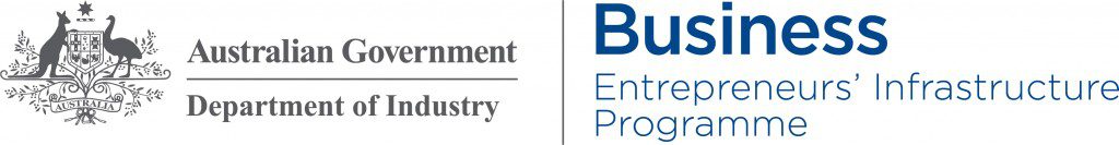 Australian Government - Department of Industry Business Entrepreneurs'　Infrastructure Programme Logo